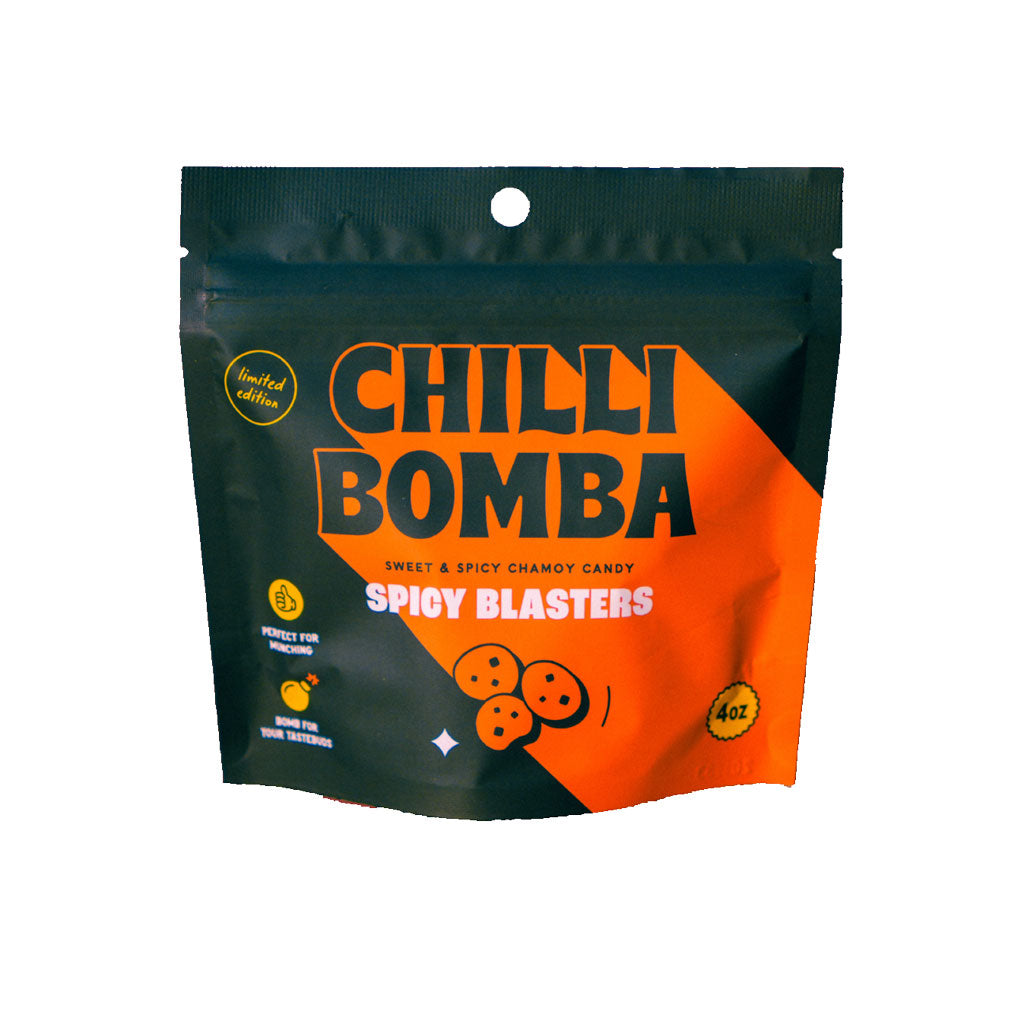 Chilli Bomba Sweet and Spicy Chamoy Candy: Spicy Blasters (Limited Edition) 4 oz