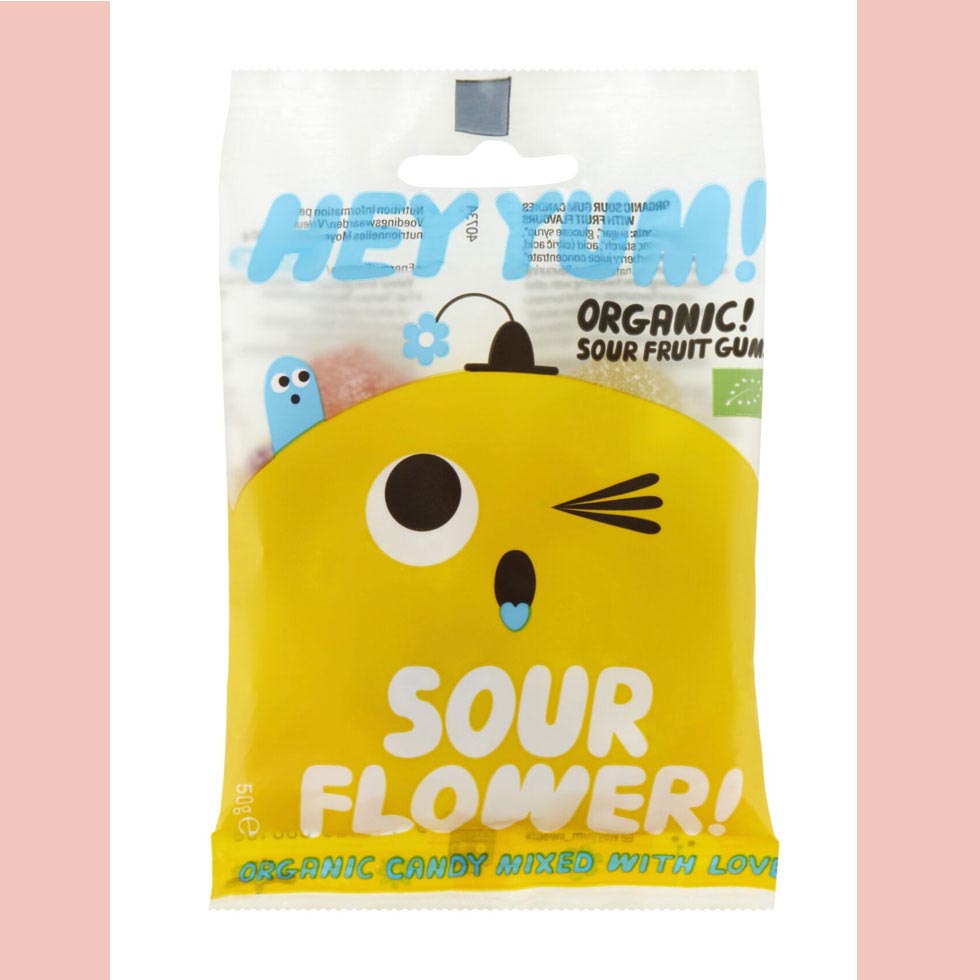 Hey Yum! Sour Flower Organic Candy (50g)