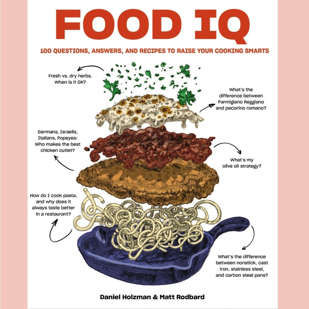 Signed Bookplate: Food IQ: 100 Questions, Answers, and Recipes to Raise Your Cooking Smarts (Daniel Holzman, Matt Rodbard)